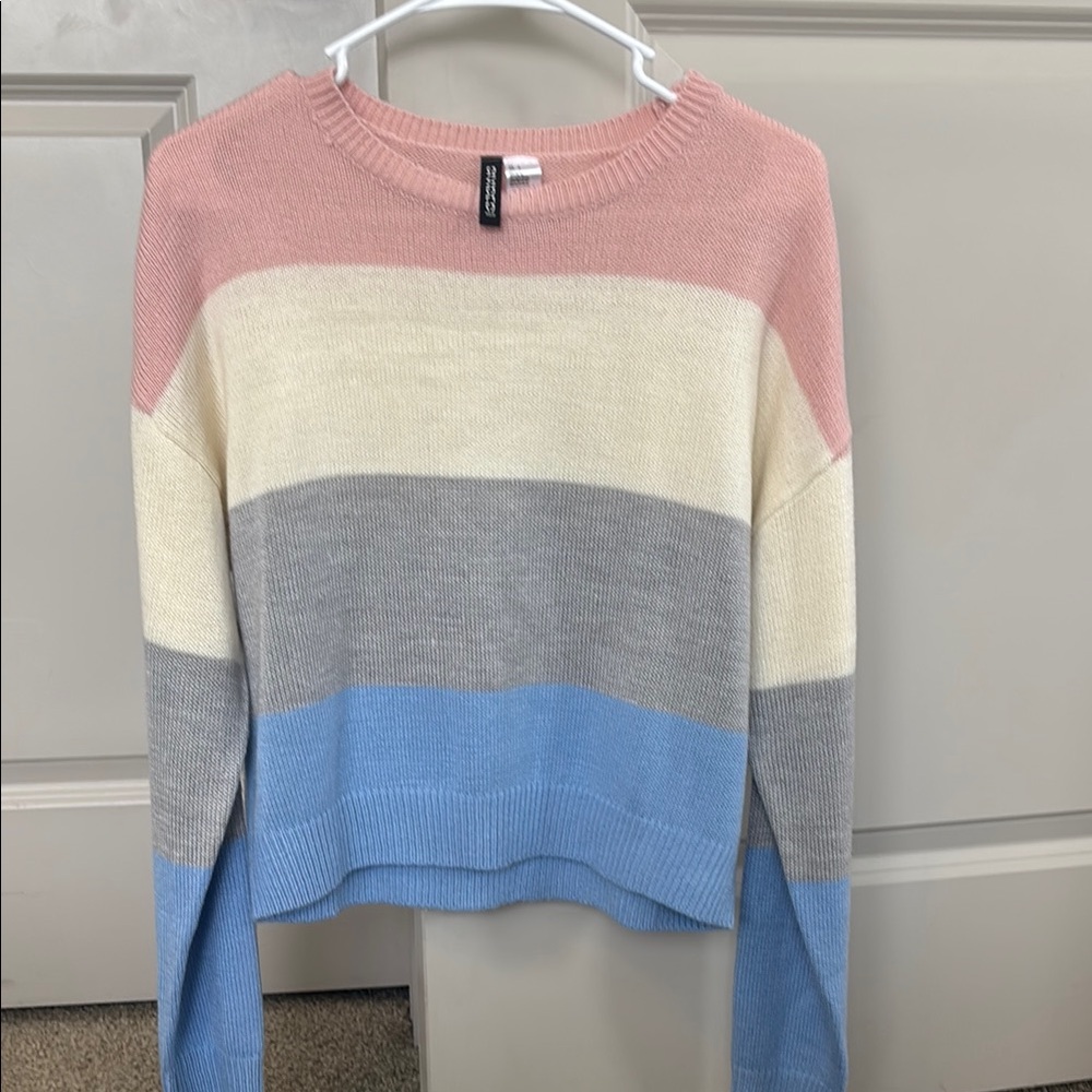 Colorful Striped Women's Sweater